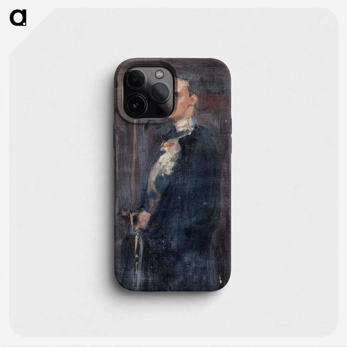Skecth for the portrait of prince carl - アルバート エーデルフェルト Phone Case.