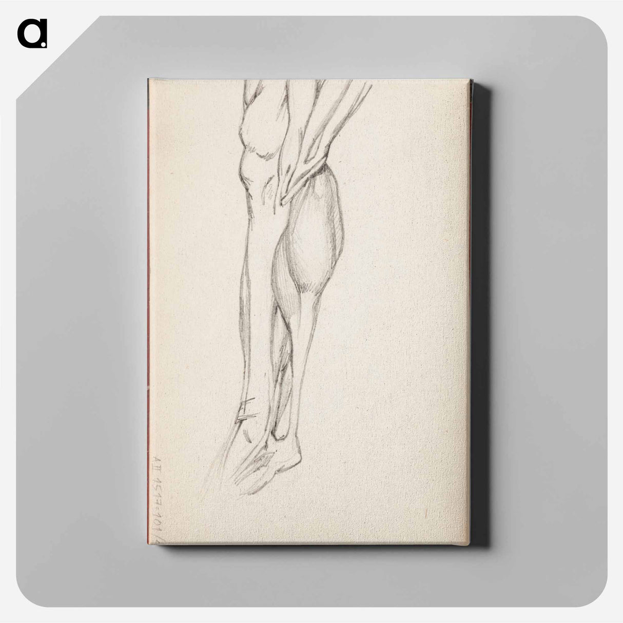 (unknown) part of a sketchbook - アルバート エーデルフェルト Canvas.