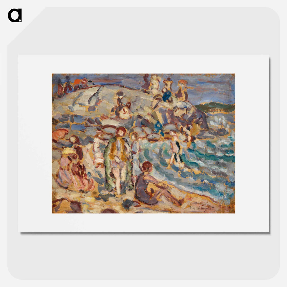 アートポスター-Beach Scene and Hill
- バーンズ・コレクション Poster.