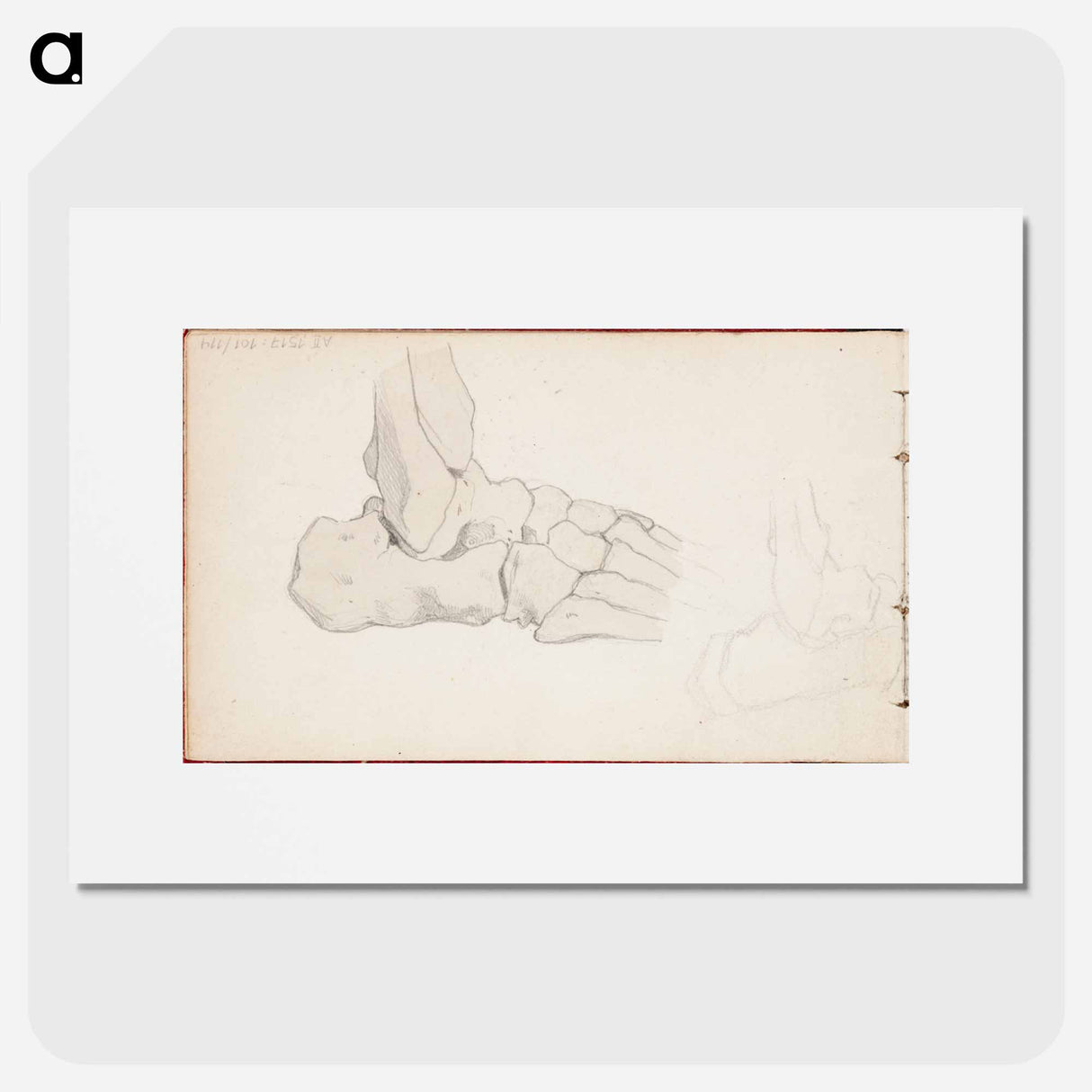 (unknown) part of a sketchbook - アルバート エーデルフェルト Poster.