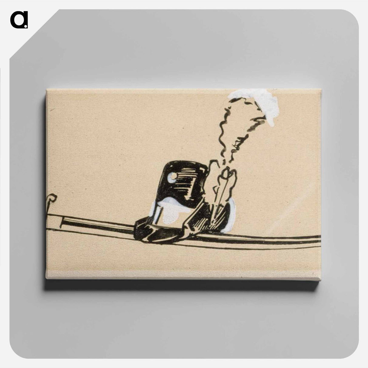 Luutnantti ziden-runon loppuvinjetti - アルバート エーデルフェルト Canvas.