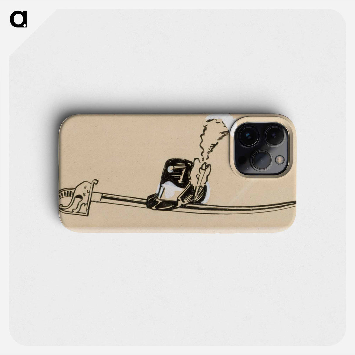 Luutnantti ziden-runon loppuvinjetti - アルバート エーデルフェルト Phone Case.