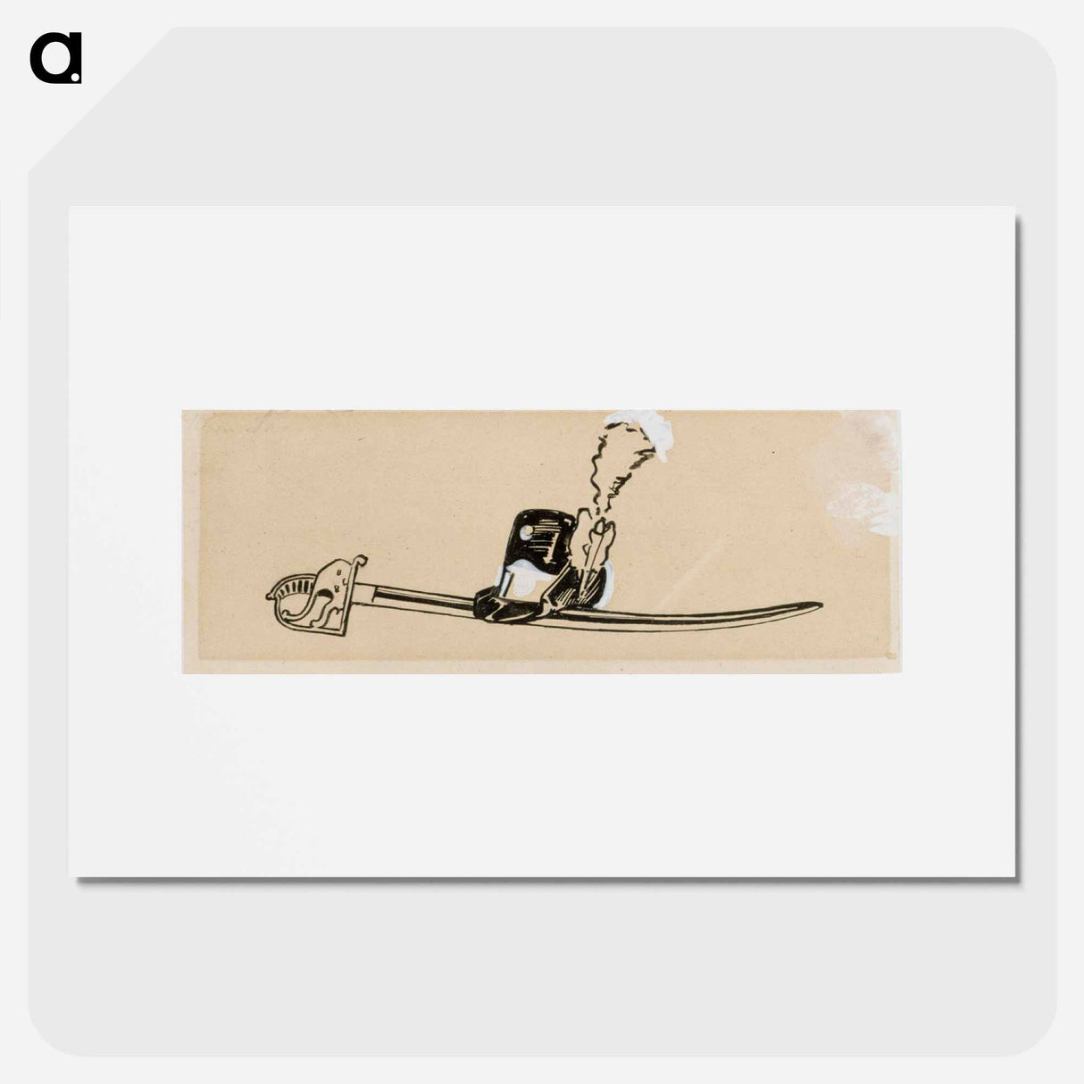 Luutnantti ziden-runon loppuvinjetti - アルバート エーデルフェルト Poster.