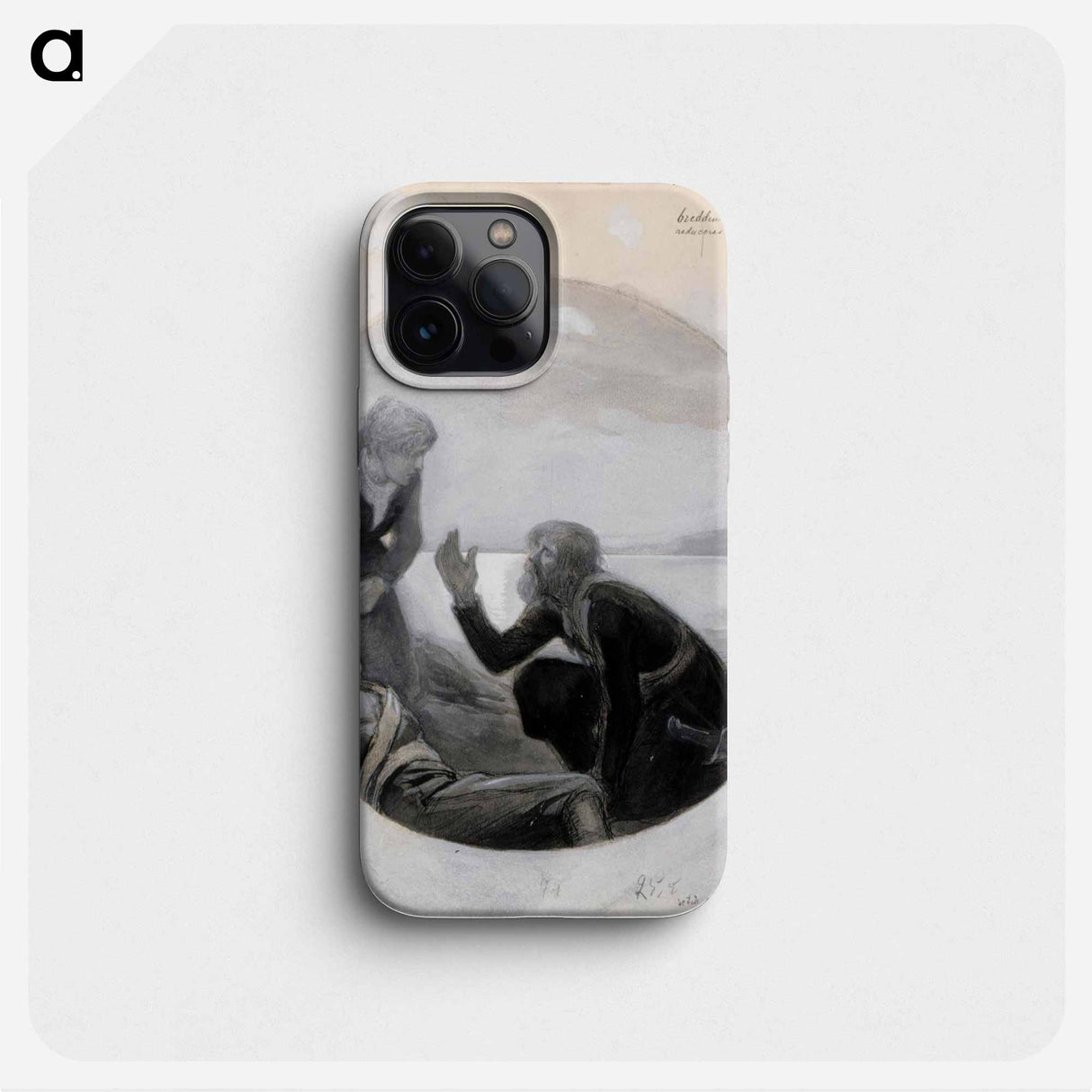 ja nousee, astuu askeleen ja kuolee neidon etehen - アルバート エーデルフェルト Phone Case.