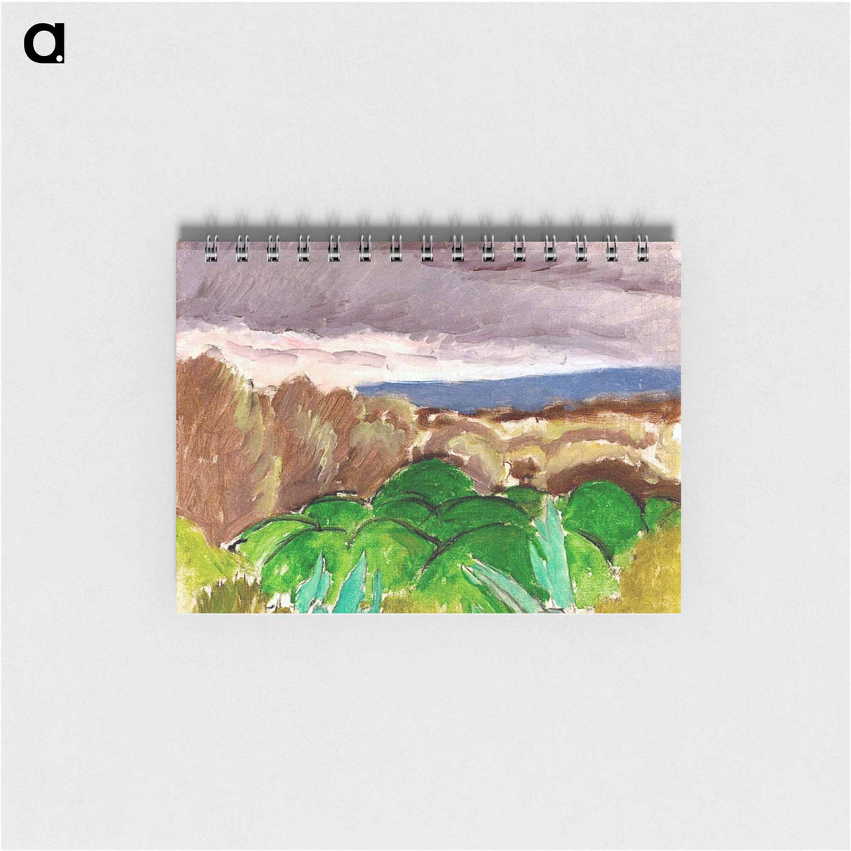 アートメモ帳-Cagnes, Landscape in Stormy Weather - アンリ マティス Memo.