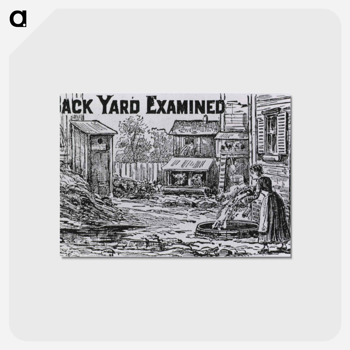 アートポストカード-Backyard Examined
- 国立医学図書館 Postcard.