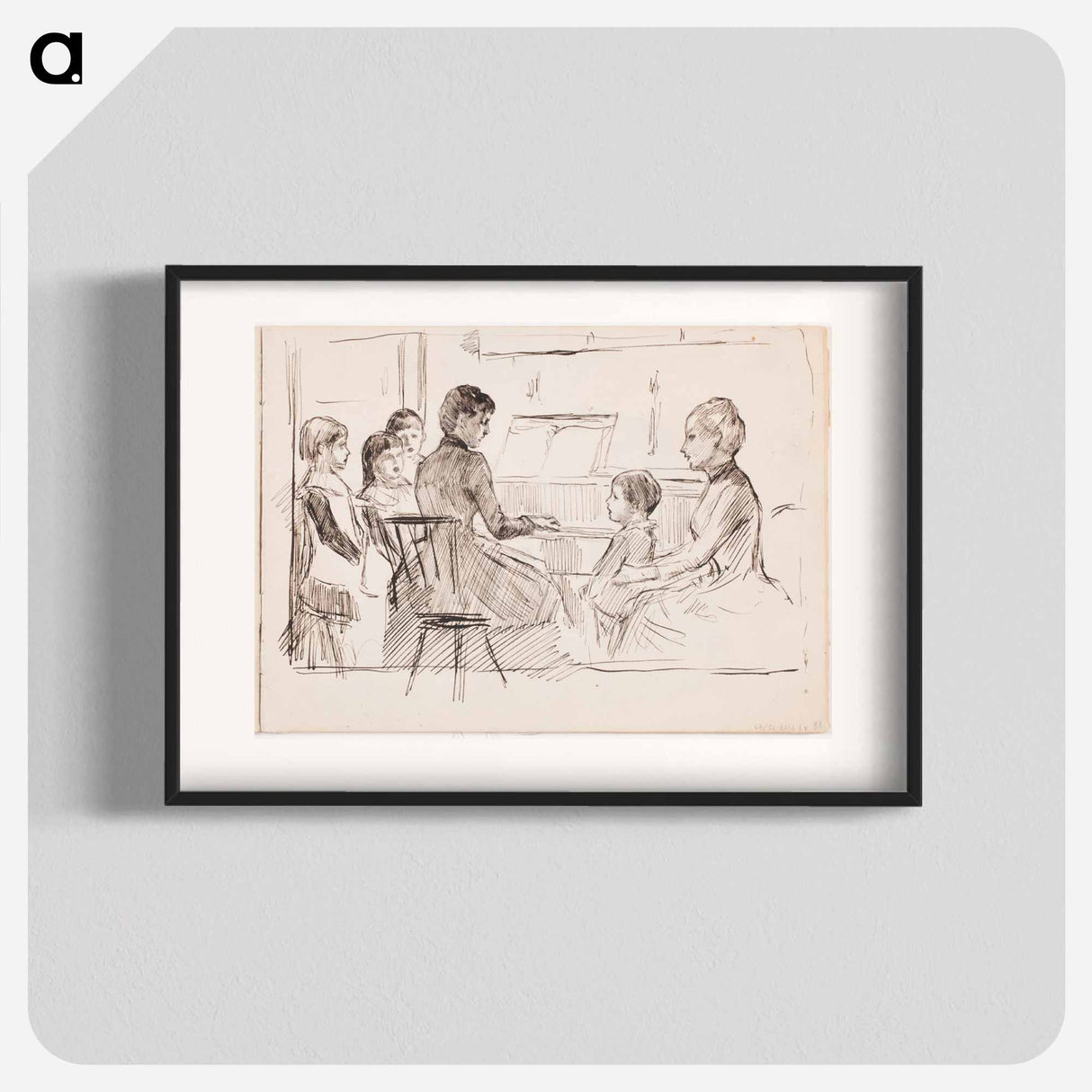 (unknown) part of a sketchbook - アルバート エーデルフェルト Poster.