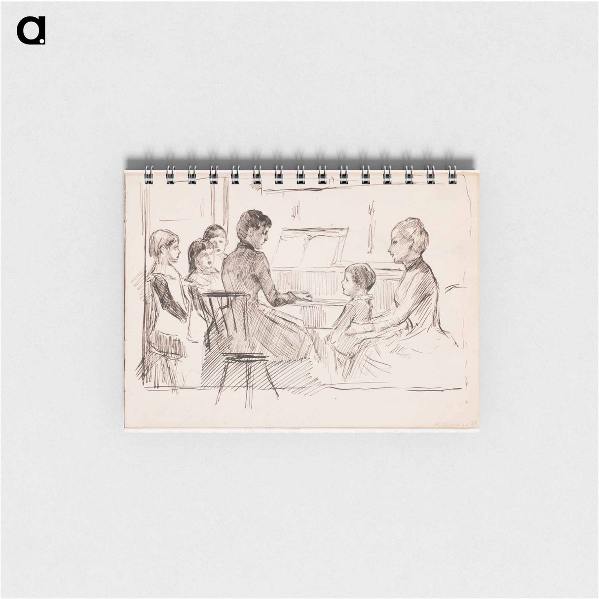 (unknown) part of a sketchbook - アルバート エーデルフェルト Memo.