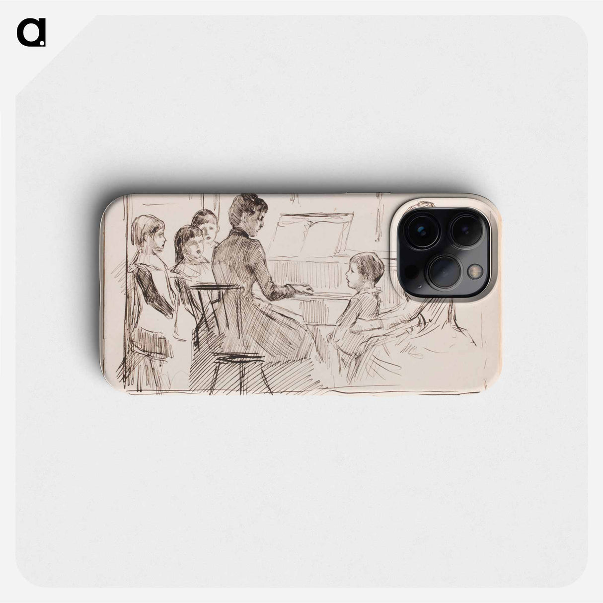 (unknown) part of a sketchbook - アルバート エーデルフェルト Phone Case.