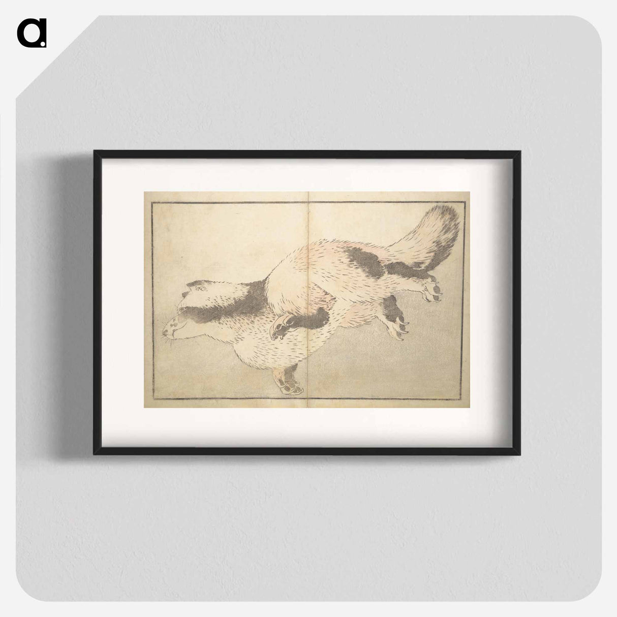 A Realistic Sketchbook by Hokusai - 葛飾 北斎 Poster.