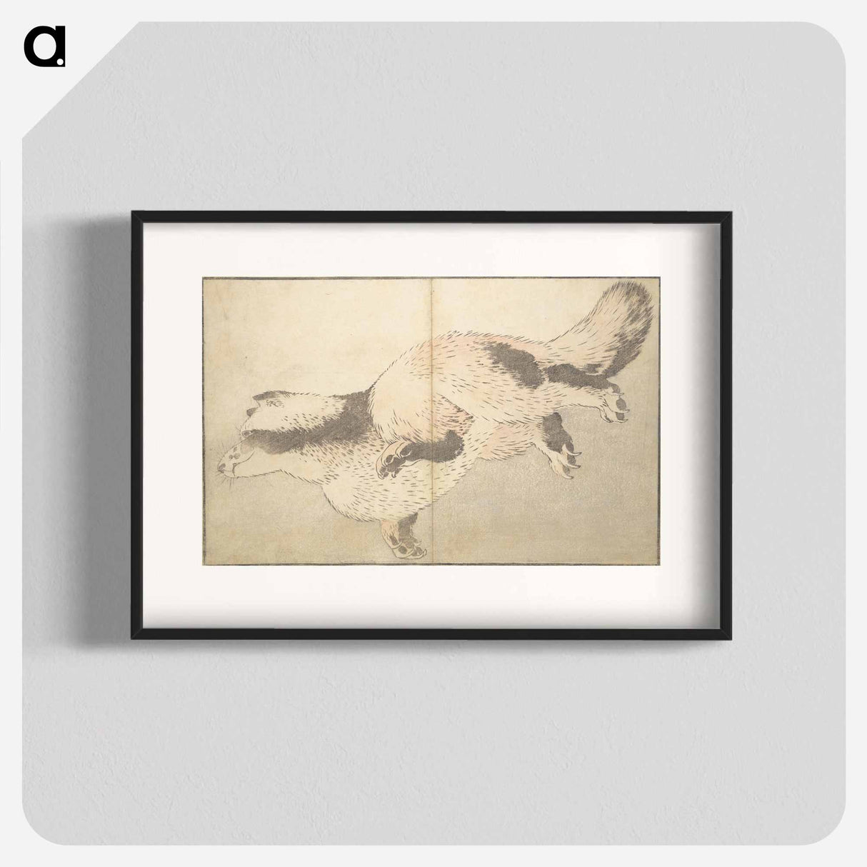 アートポスター-A Realistic Sketchbook by Hokusai - 葛飾 北斎 Poster.
