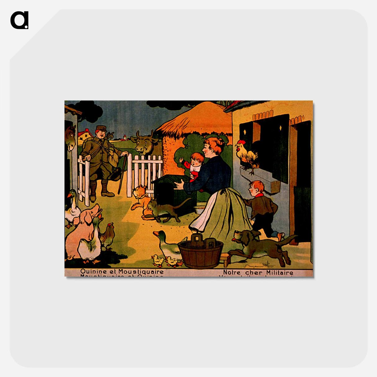 アートポストカード-Rentrée d'Orient
- 国立医学図書館 Postcard.