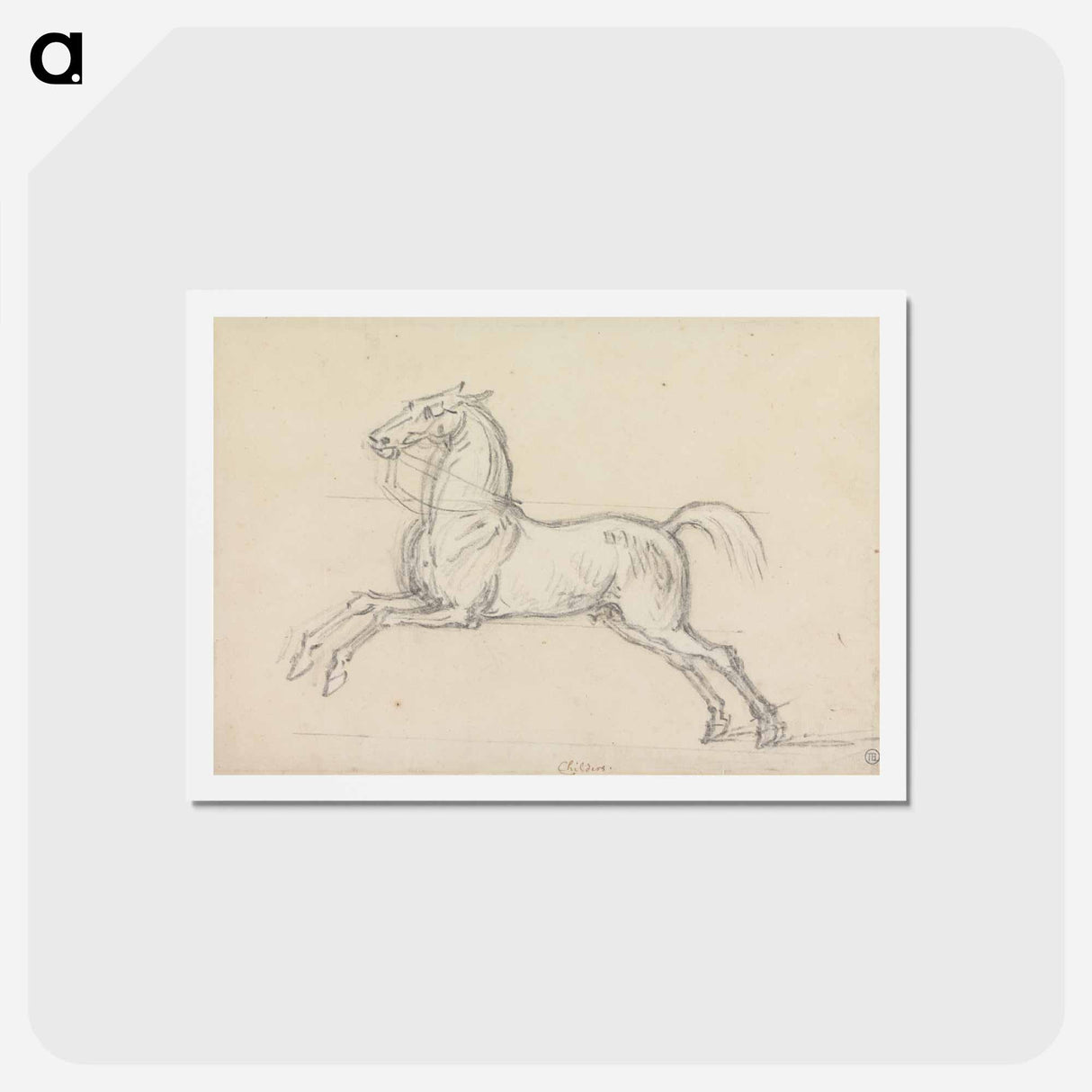 アートポストカード-Flying Childers Galloping to Left: Bridled but not Saddled
- イェール大学アートギャラリー Postcard.