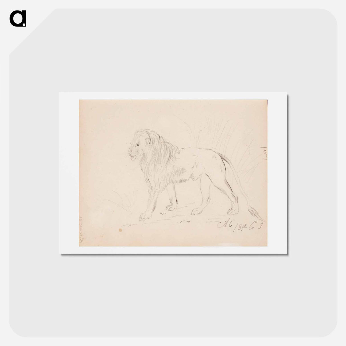 Leijona - アルバート エーデルフェルト Postcard.