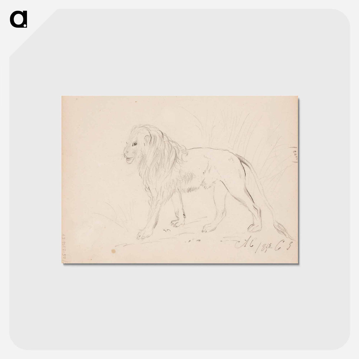 Leijona - アルバート エーデルフェルト Postcard.