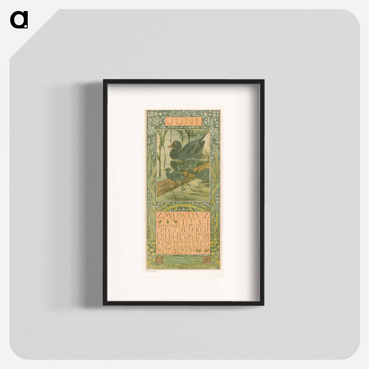 The calendar is ready for tomorrow - Theo van Hoytema Poster.