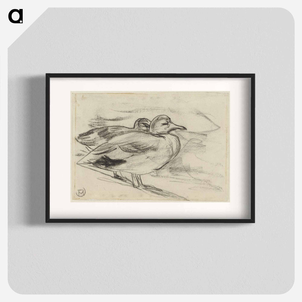 Twee eenden - Theo van Hoytema Poster.