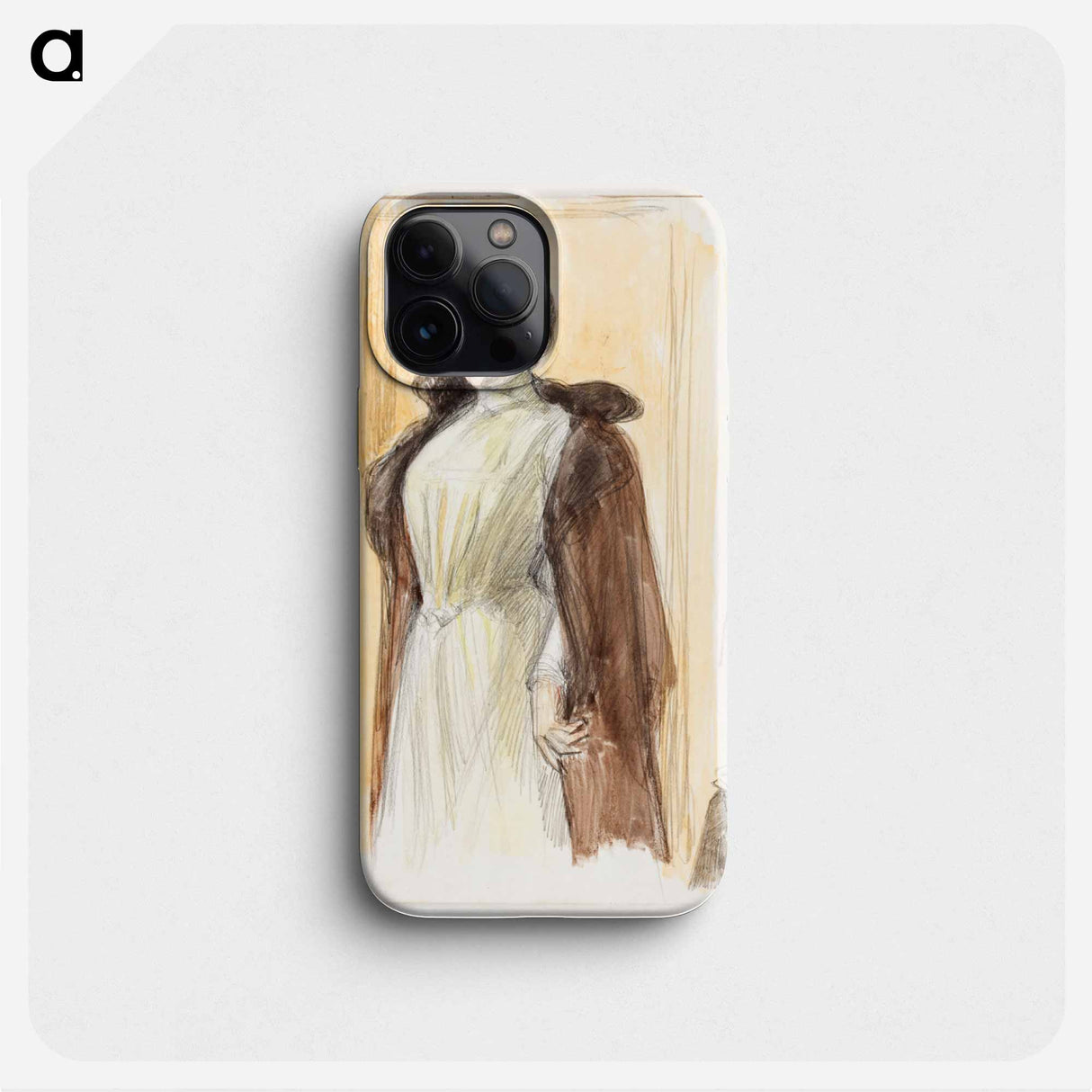 Rouva lydia n:son keirknerin muotokuva, luonnos - アルバート エーデルフェルト Phone Case.