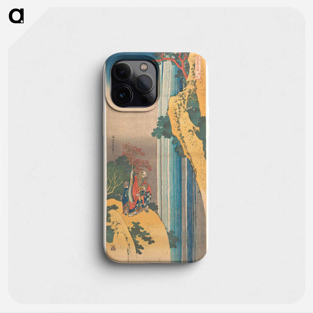 Hokusai's Ri Haku from the series Mirrors of Japanese and Chinese Poems - 葛飾 北斎 Phone Case.