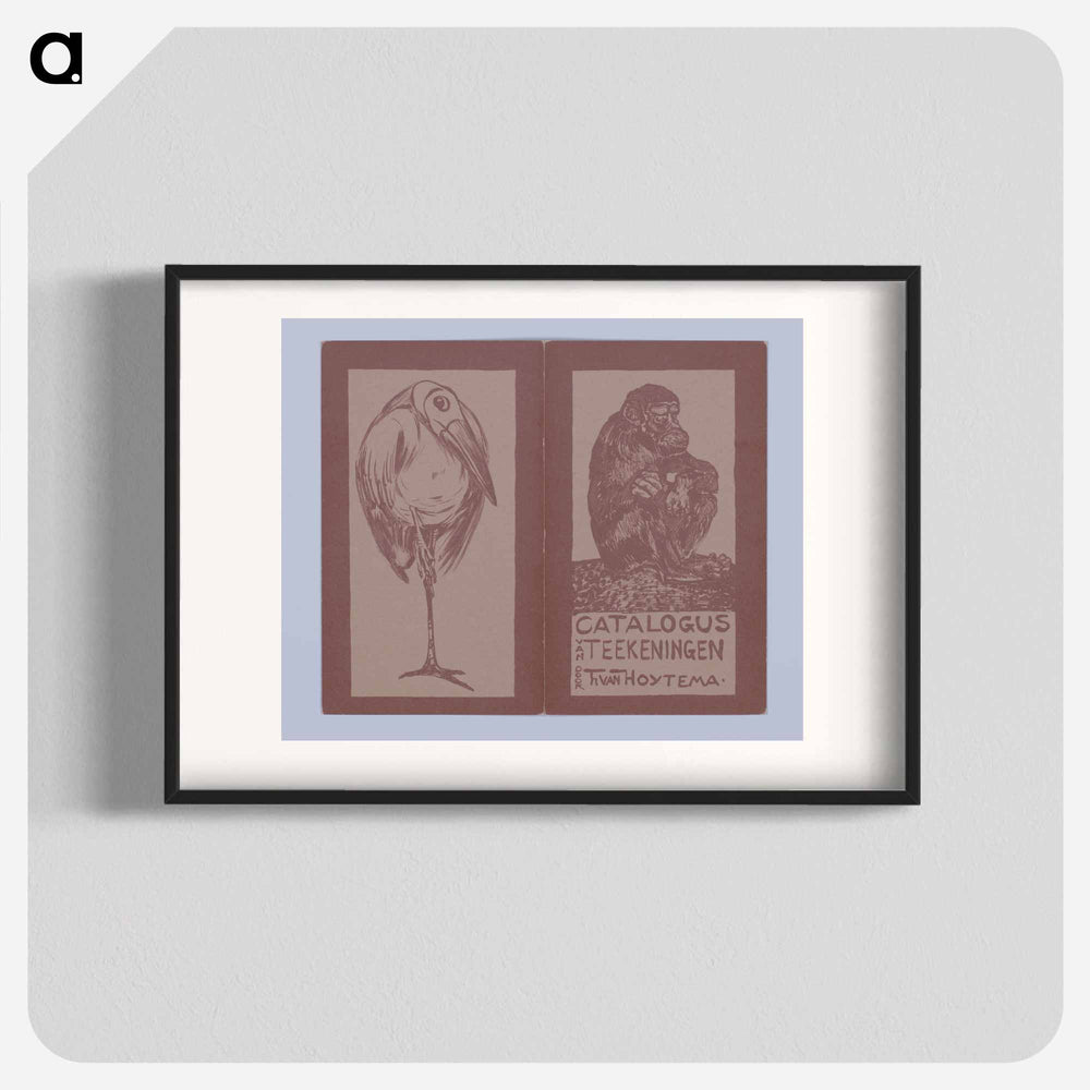 Catalogue of a book by Theo van Hoytema - Theo van Hoytema Poster.