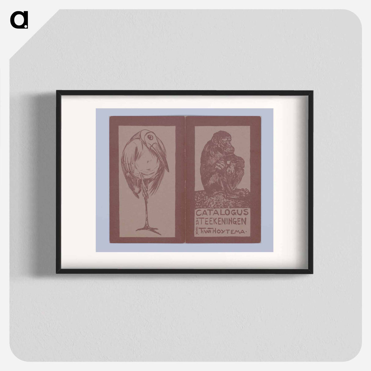 Catalogue of a book by Theo van Hoytema - Theo van Hoytema Poster.