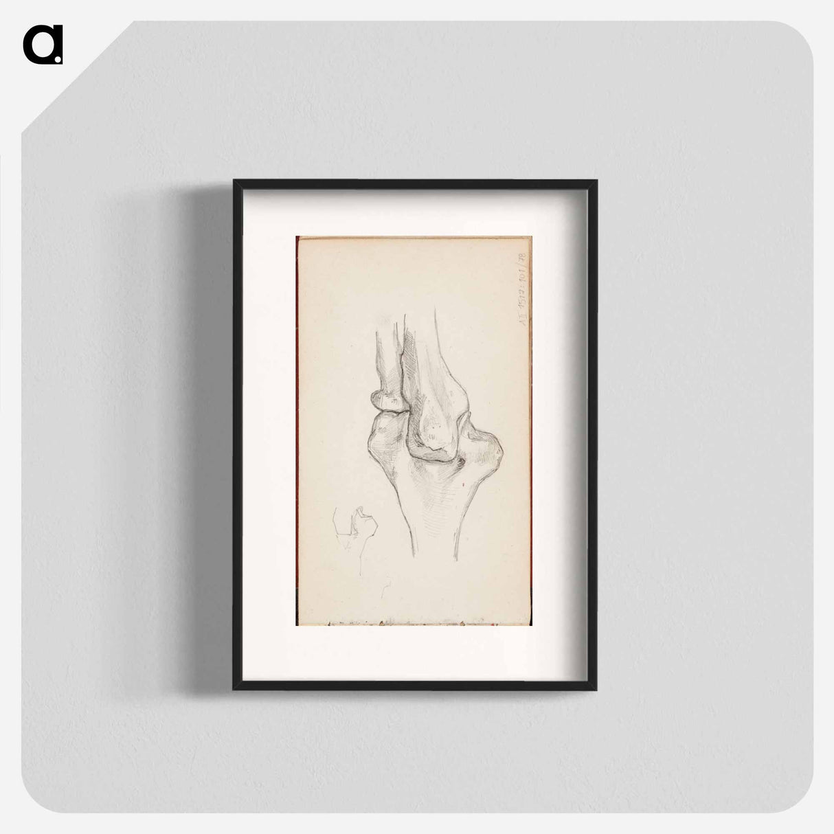 (unknown) part of a sketchbook - アルバート エーデルフェルト Poster.