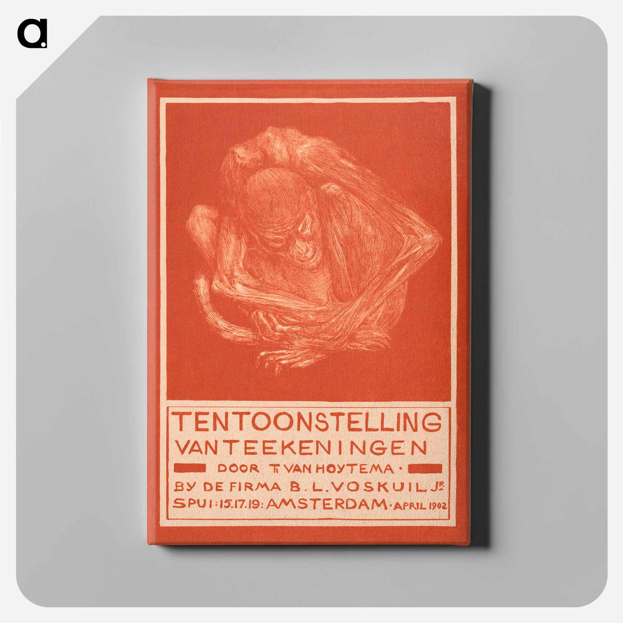 Reclaimed wood with inequality - Theo van Hoytema Canvas.