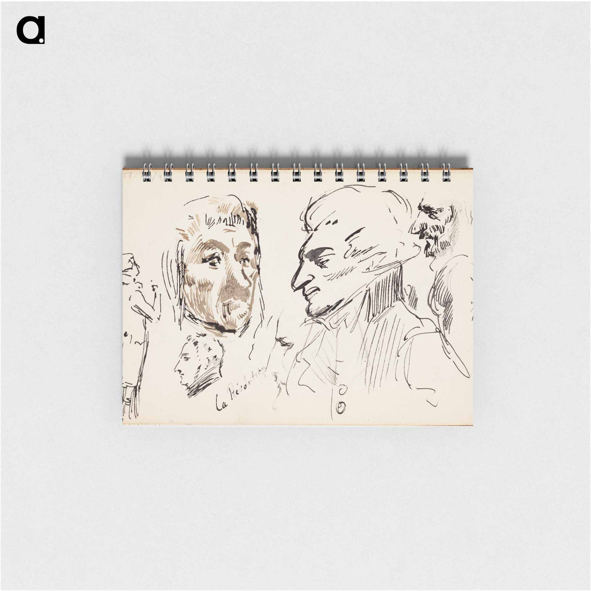 (unknown) part of a sketchbook - アルバート エーデルフェルト Memo.