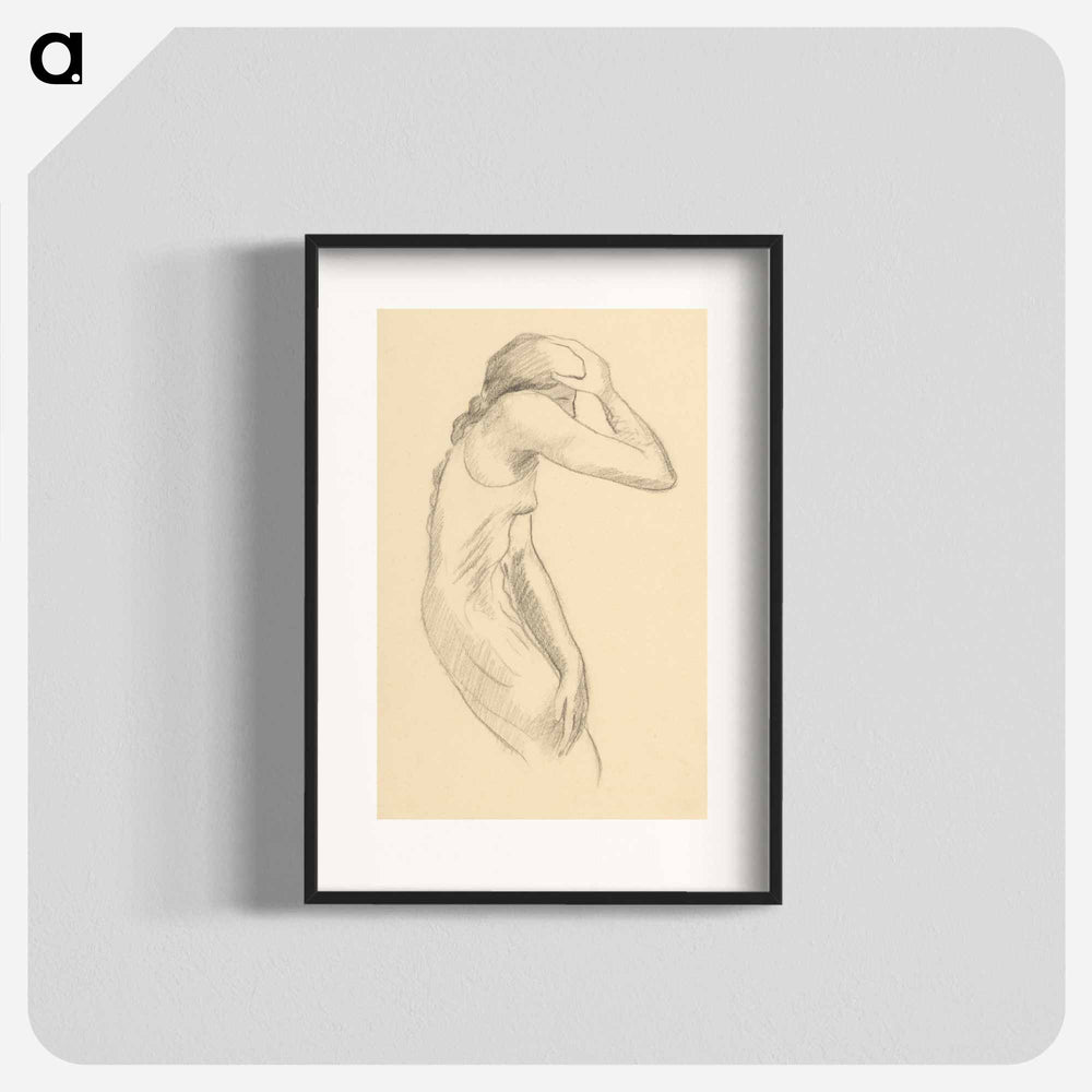 The figure of a woman - アーノルド ピーター ワイズ クビンチャン Poster.