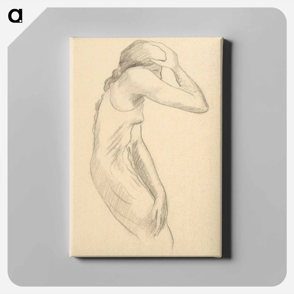 The figure of a woman - アーノルド ピーター ワイズ クビンチャン Canvas.