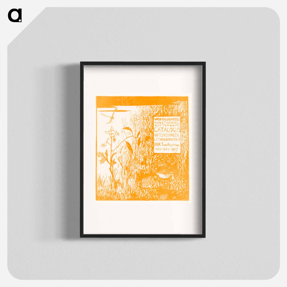 A catalogue of books in a book - Theo van Hoytema Poster.