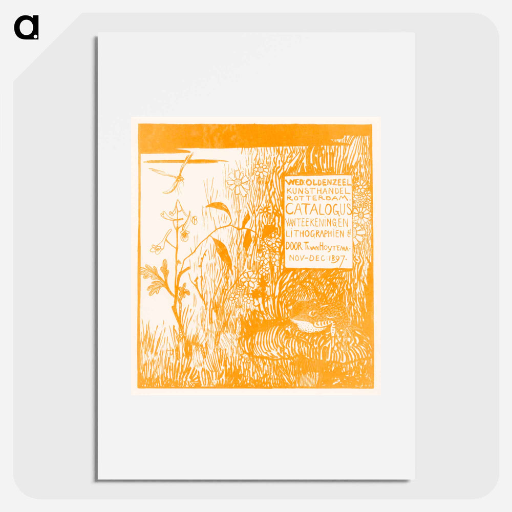 A catalogue of books in a book - Theo van Hoytema Poster.