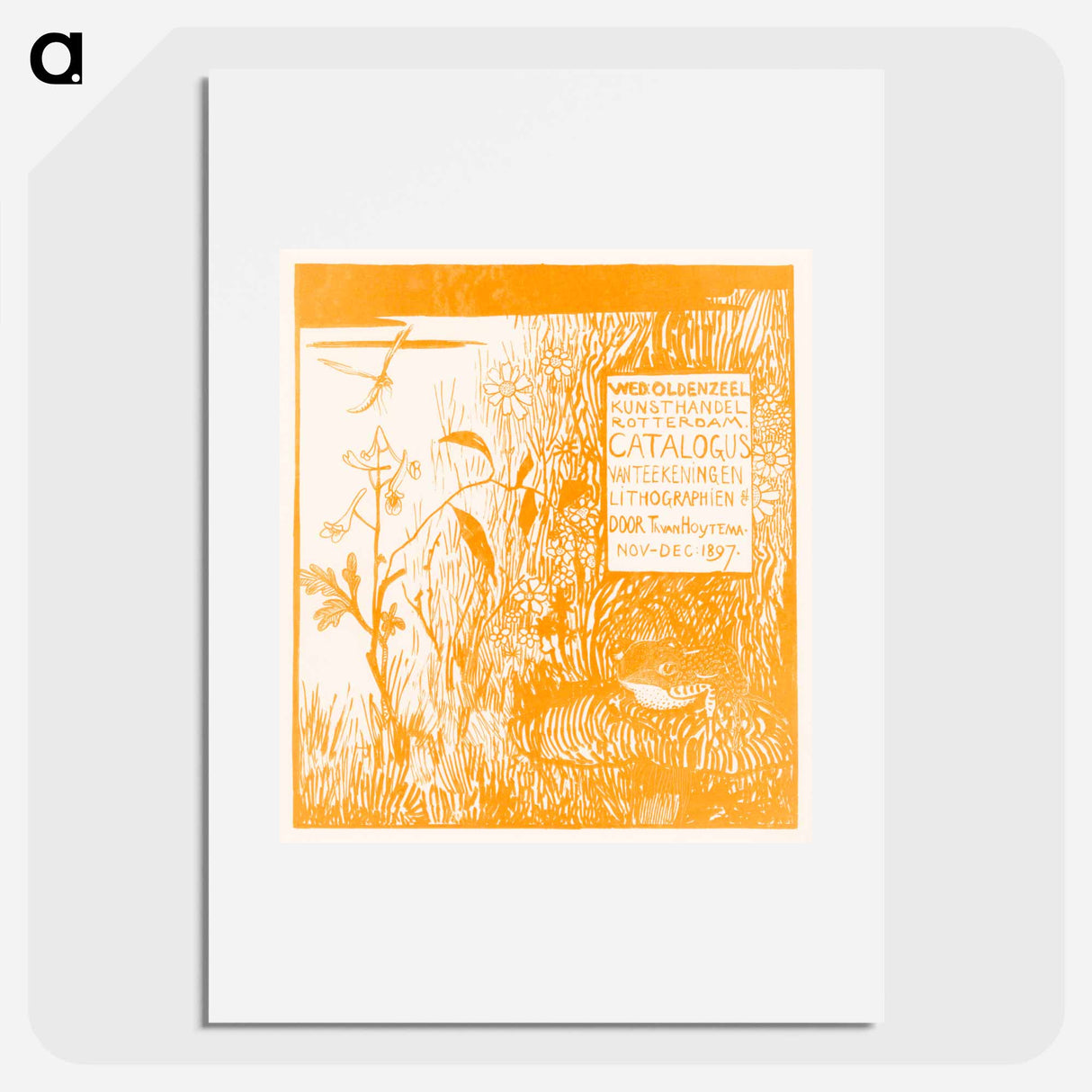 A catalogue of books in a book - Theo van Hoytema Poster.