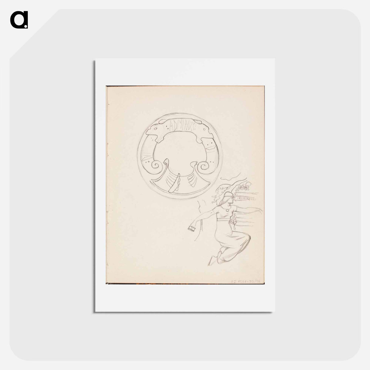 アートポストカード-(unknown) - アルバート エーデルフェルト Postcard.