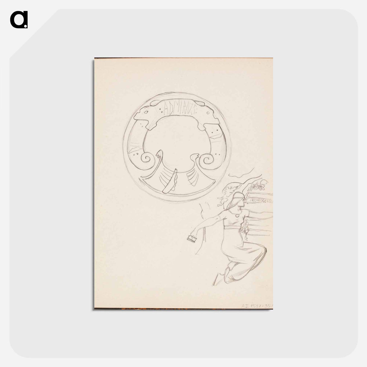 アートポストカード-(unknown) - アルバート エーデルフェルト Postcard.