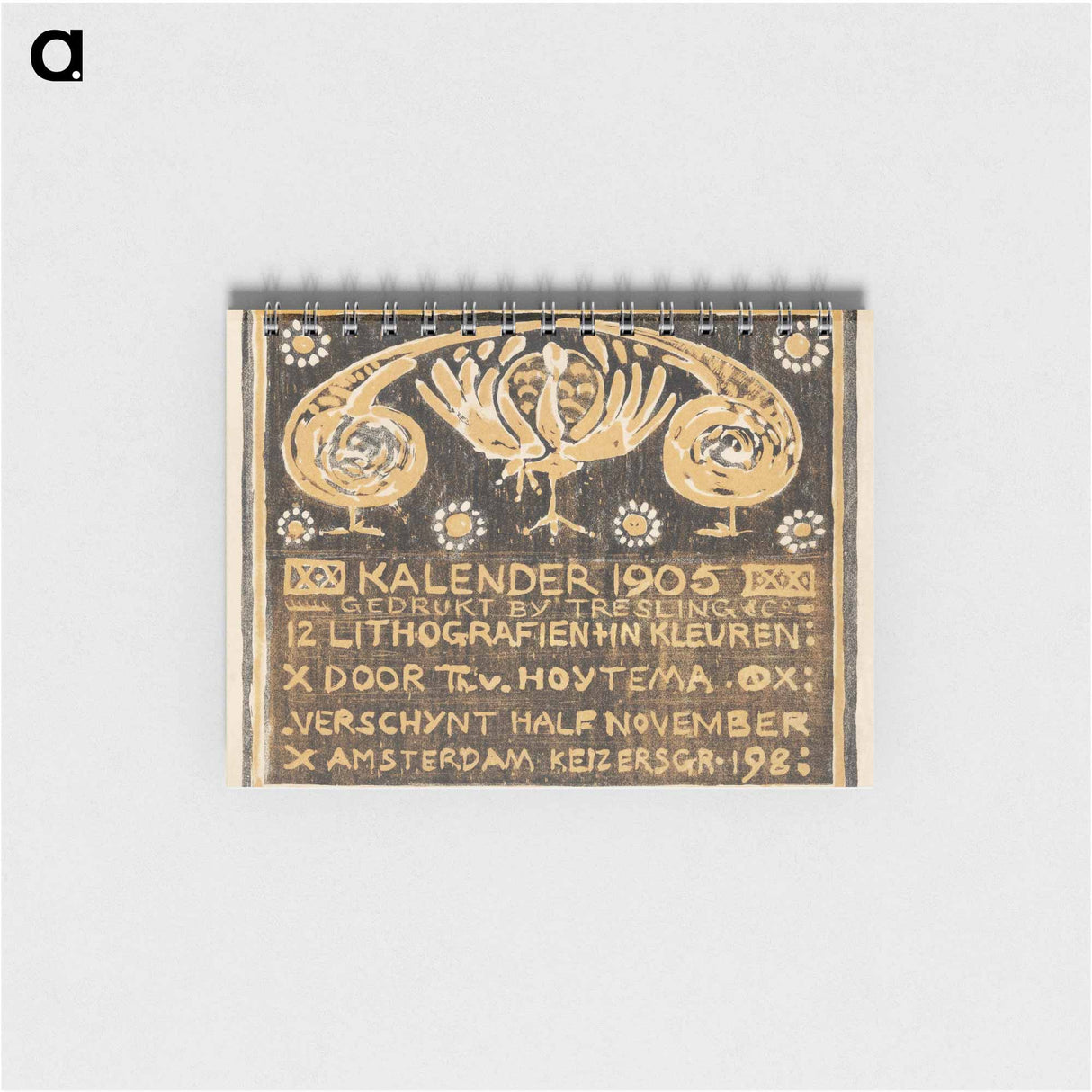 Aankondiging voor kalender - テオ ヴァン ホイテマ Memo.