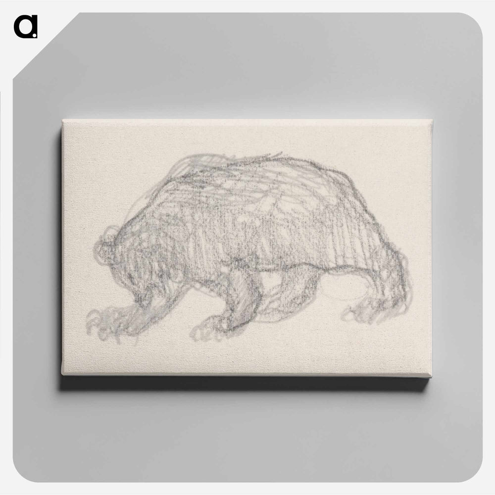 Sketchbook 6 bear - アーノルド ピーター ワイズ クビンチャン Canvas.