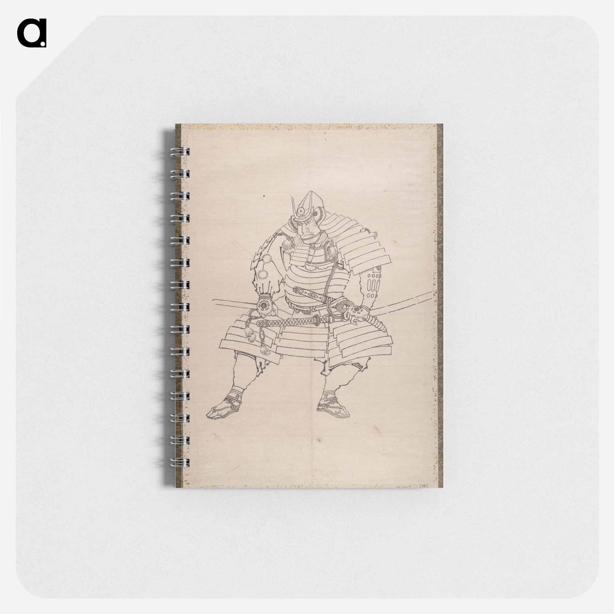 Katsushika Hokusai’s samurai, Album of Sketches - 葛飾 北斎 Memo.