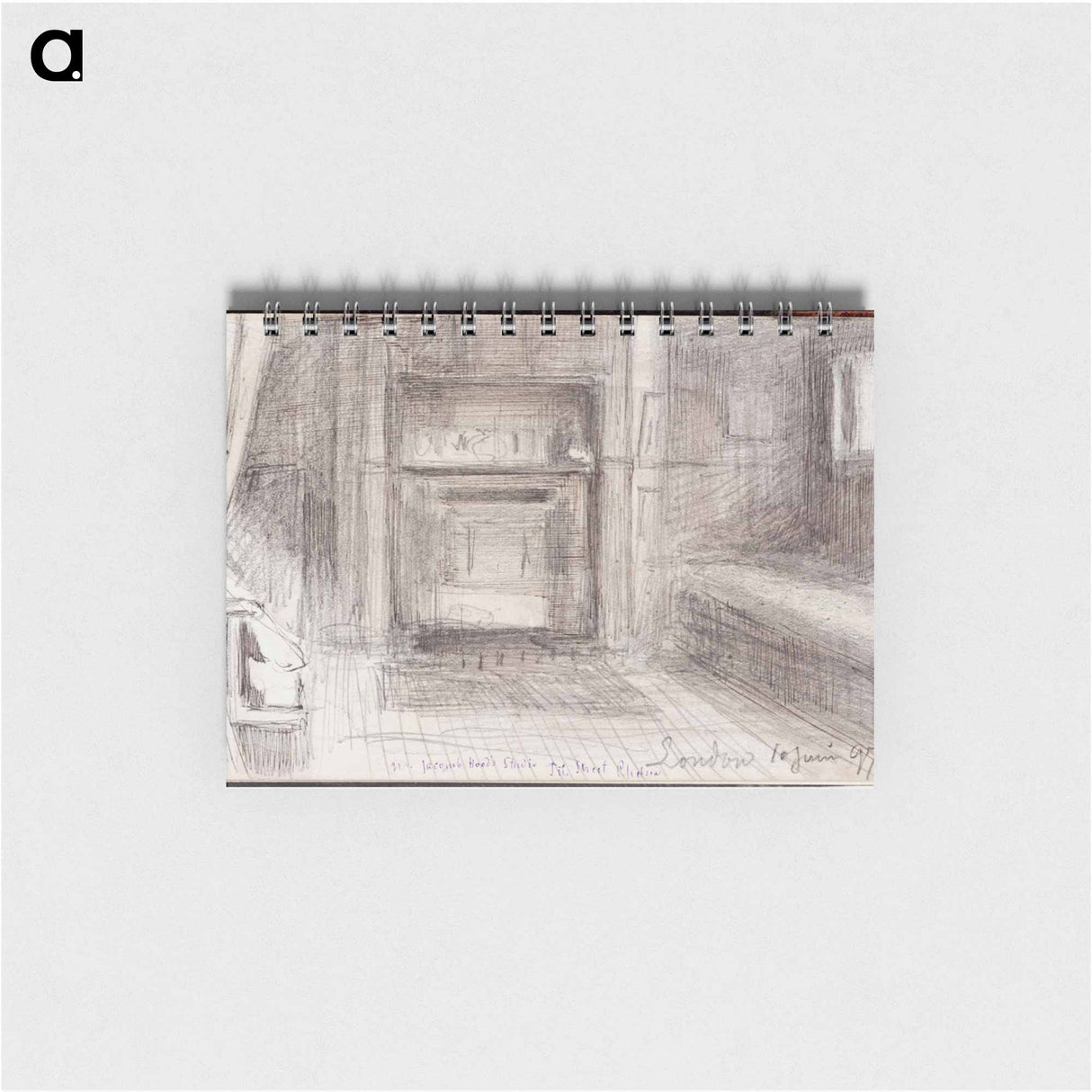 (unknown) part of a sketchbook - アルバート エーデルフェルト Memo.