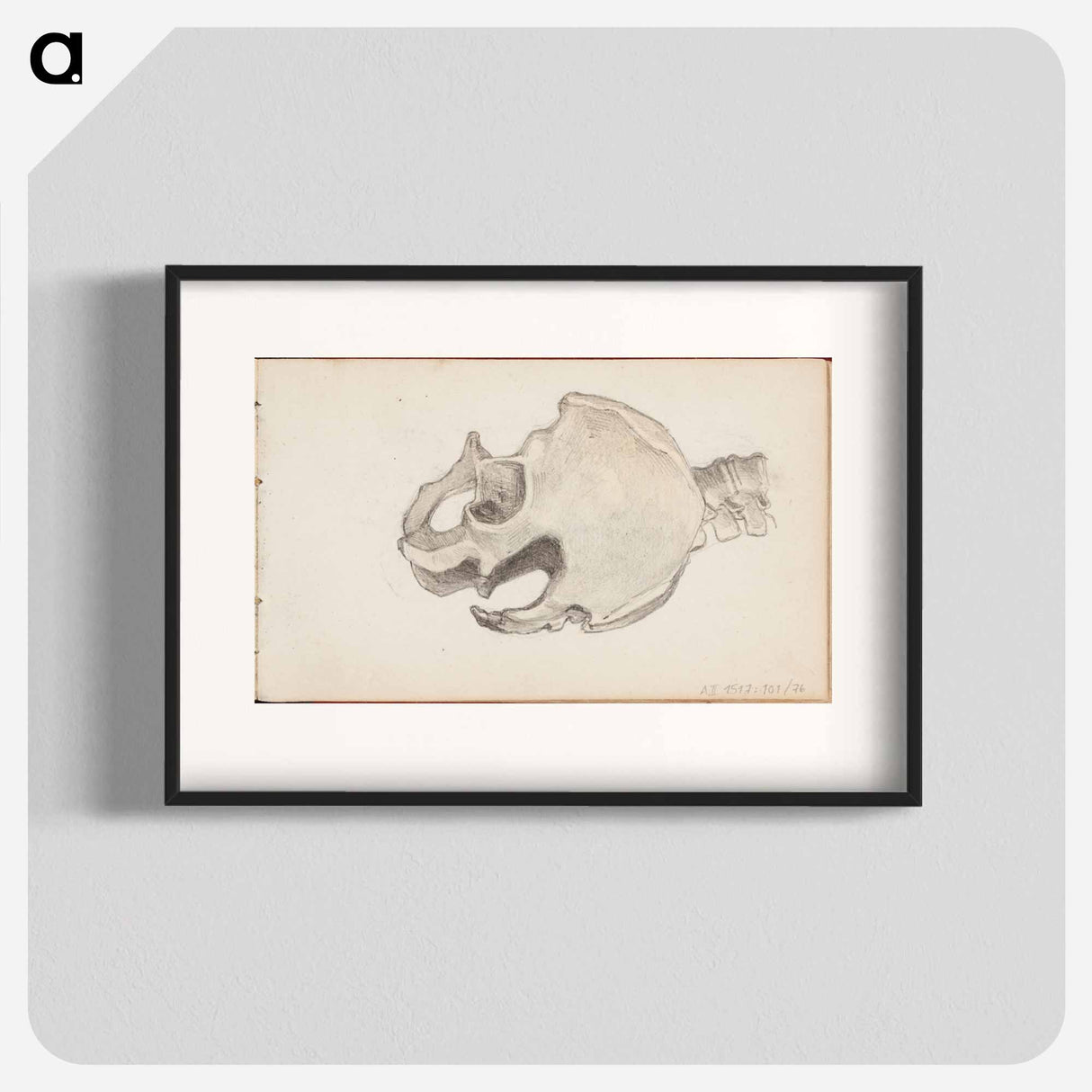 (unknown) part of a sketchbook - アルバート エーデルフェルト Poster.