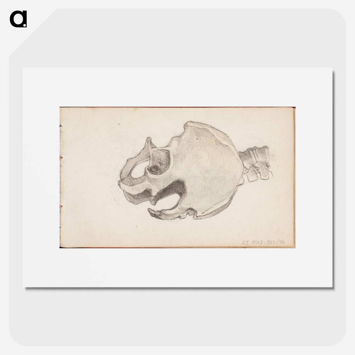 (unknown) part of a sketchbook - アルバート エーデルフェルト Poster.