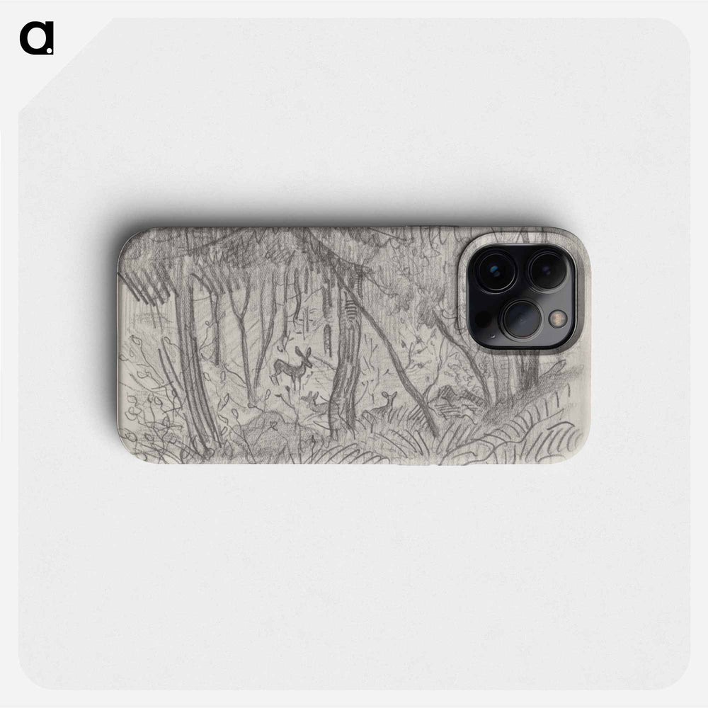 Sketchbook 6 forest - アーノルド ピーター ワイズ クビンチャン Phone Case.