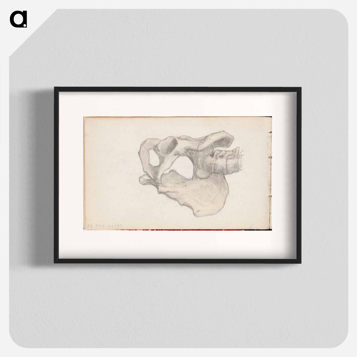 (unknown) part of a sketchbook - アルバート エーデルフェルト Poster.