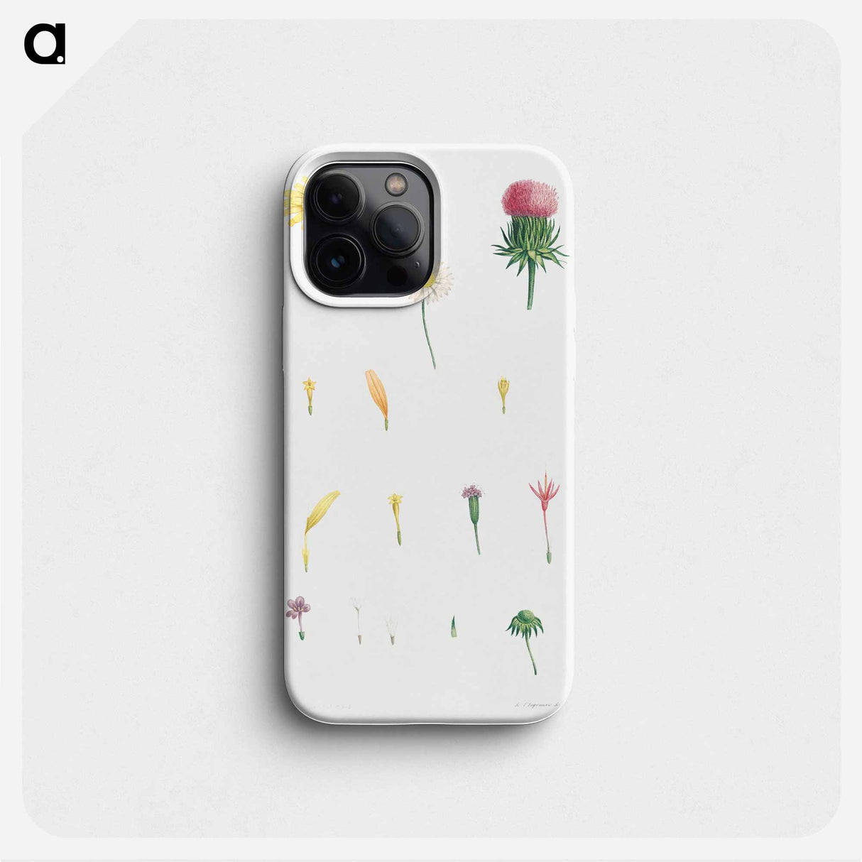 Flower set from La Botanique de J. J. Rousseau - ピエール ジョゼフ ルドゥーテ Phone Case.