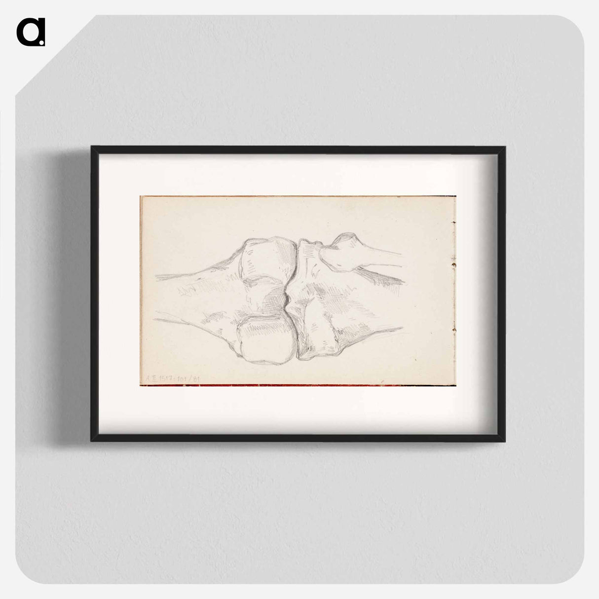 (unknown) part of a sketchbook - アルバート エーデルフェルト Poster.