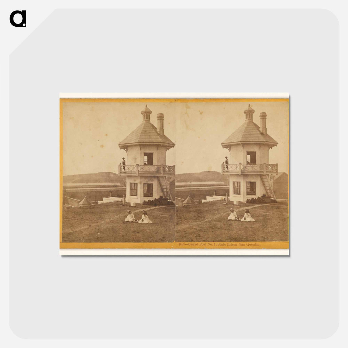 アートポストカード-Guard Post No. 1, State Prison, San Quentin
- エドワード マイブリッジ Postcard.