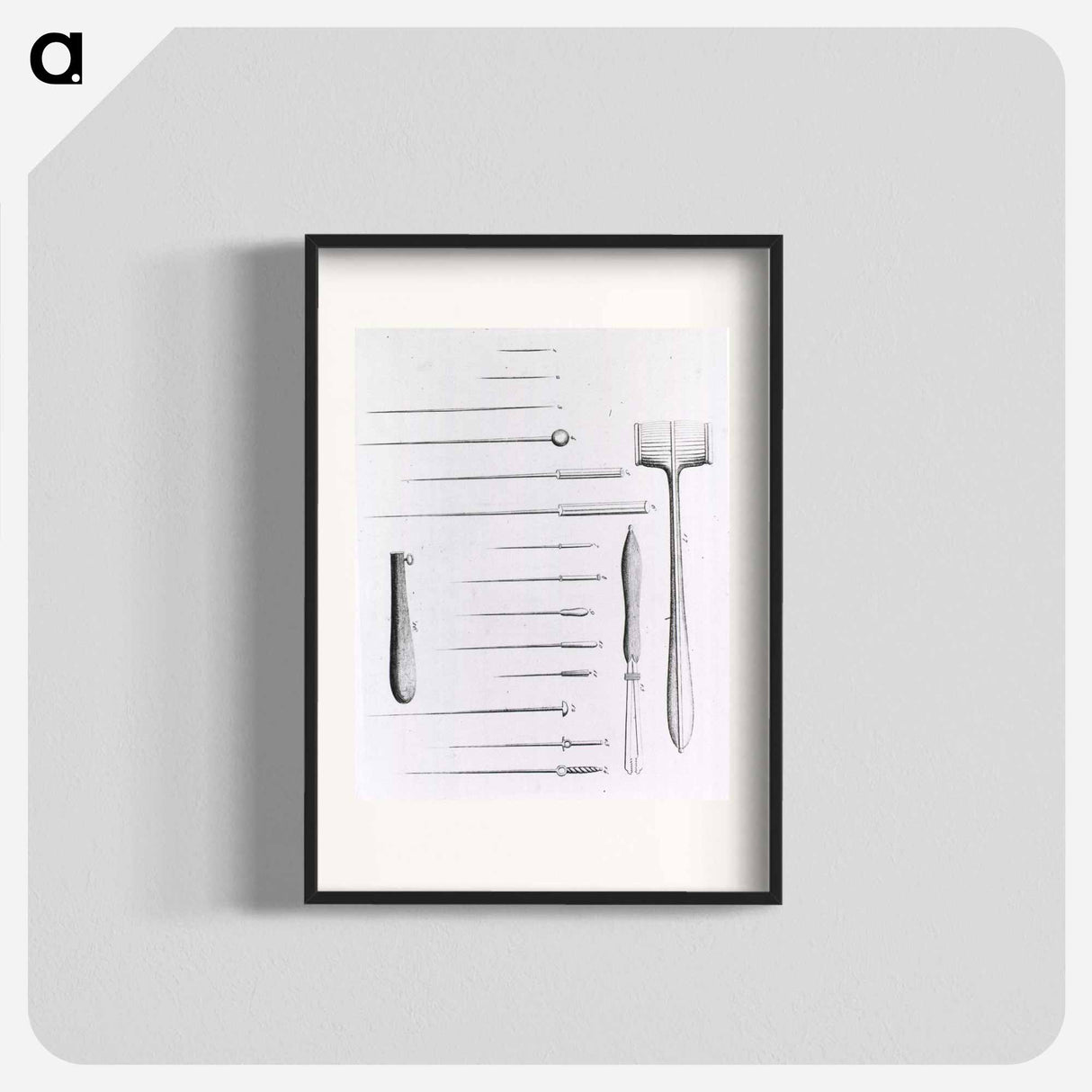 アートポスター-Acupuncture Needles, Cases, and Tapping Hammers
- 国立医学図書館 Poster.