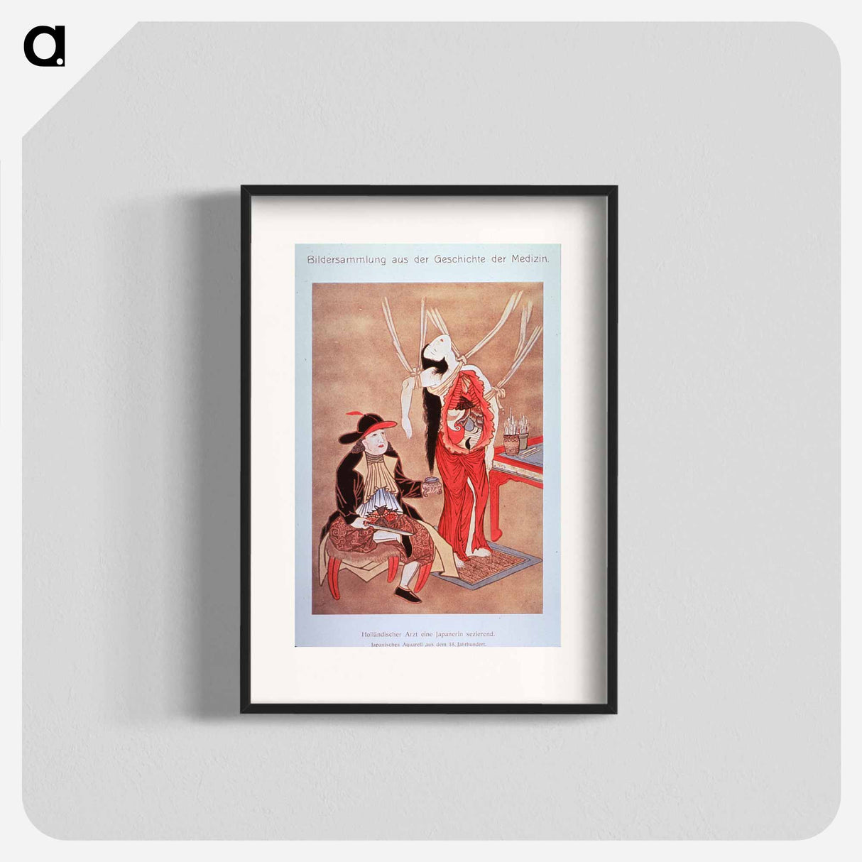 アートポスター-Dutch Doctor Dissecting a Japanese Woman
- 国立医学図書館 Poster.