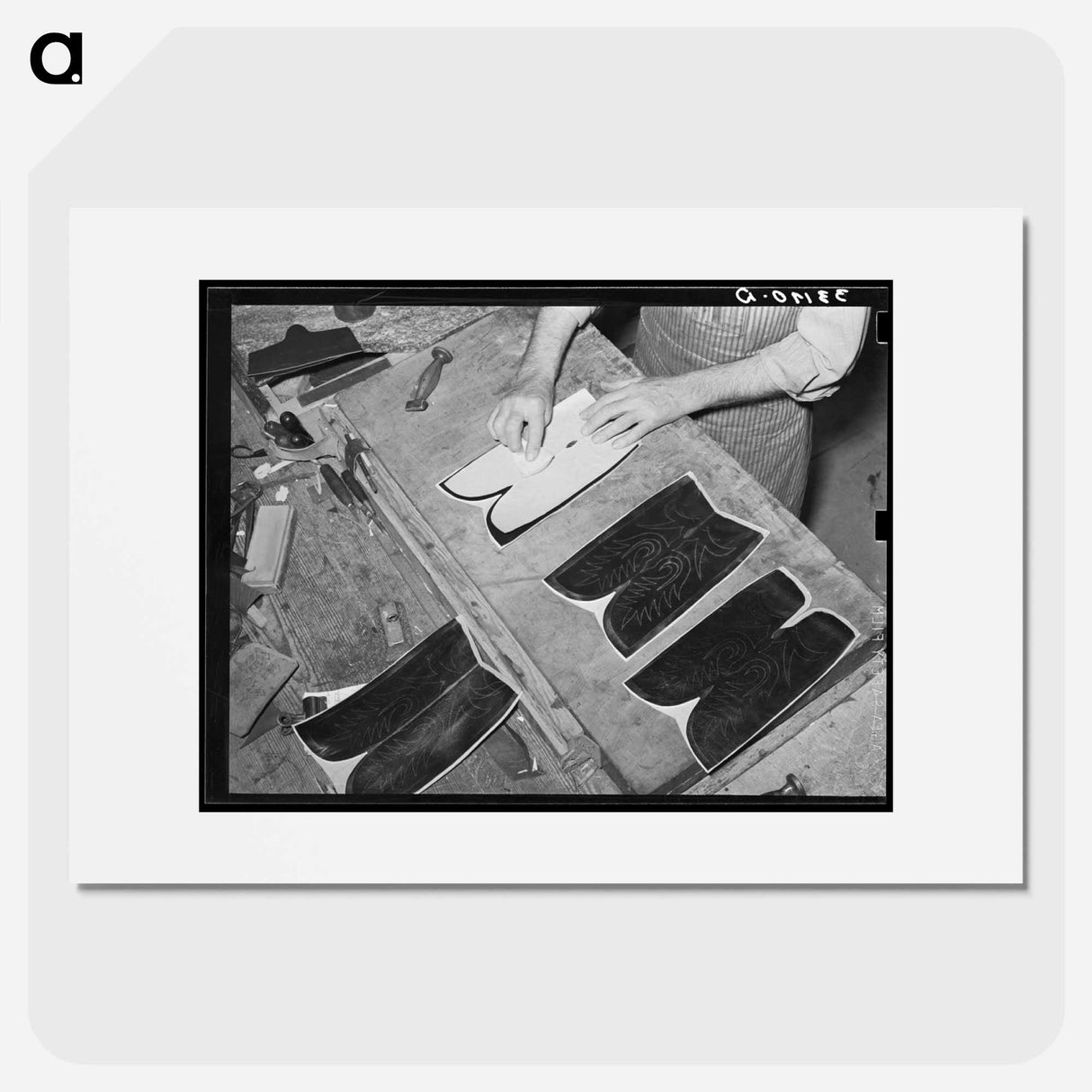 アートポスター-Bootmaking Pattern
- ラッセル リー Poster.