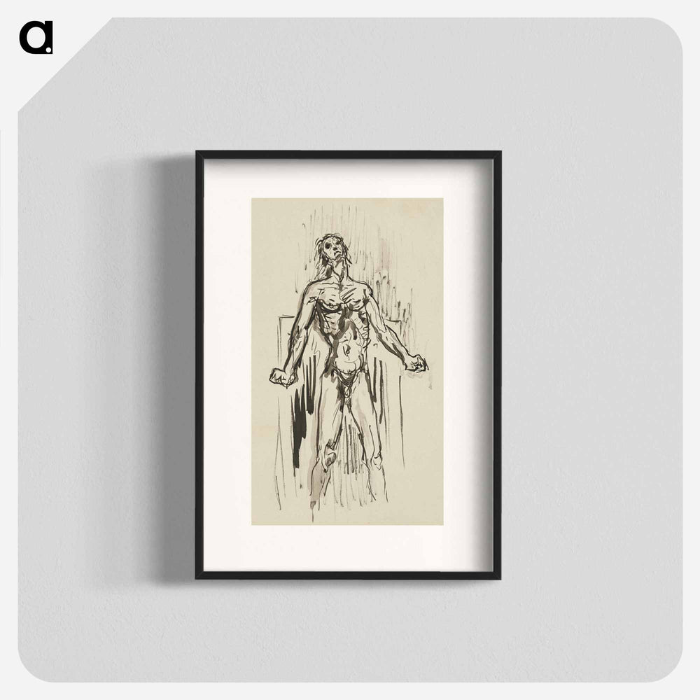 Sketchbook 22 male figure - アーノルド ピーター ワイズ クビンチャン Poster.